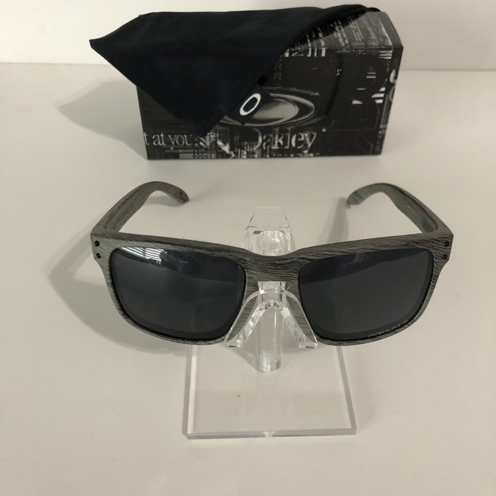 Woodgrain Prizm Polarized OAKLEY HOLBROOK Black Lenses 9102 - Picture 7 of 8